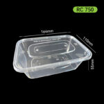 750ml Rectangle PP Food Container | Takeaway Box Manufacturer