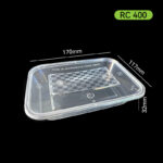 400ml PP Food Container – Small Takeaway Box | Microwave Safe