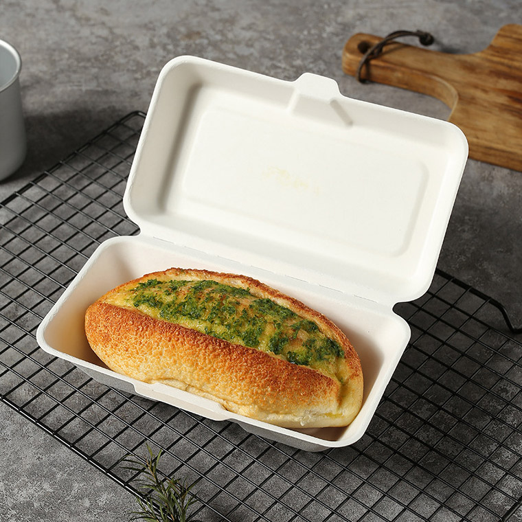 750Sustainable hot dog container with hinged lid 750Sustainable hot dog container with hinged lid
