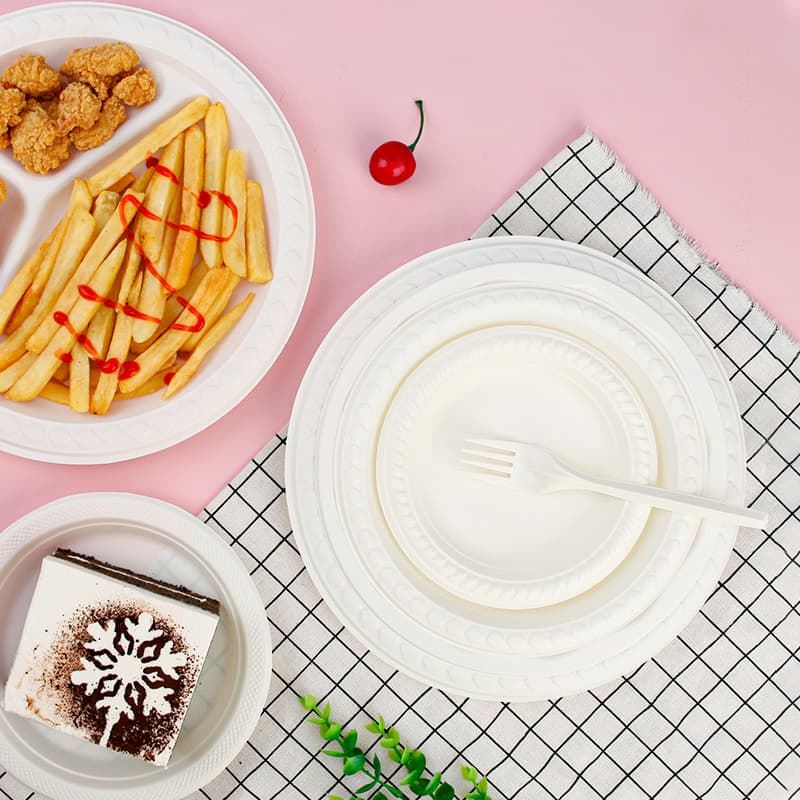 Compostable Round Serving Plate