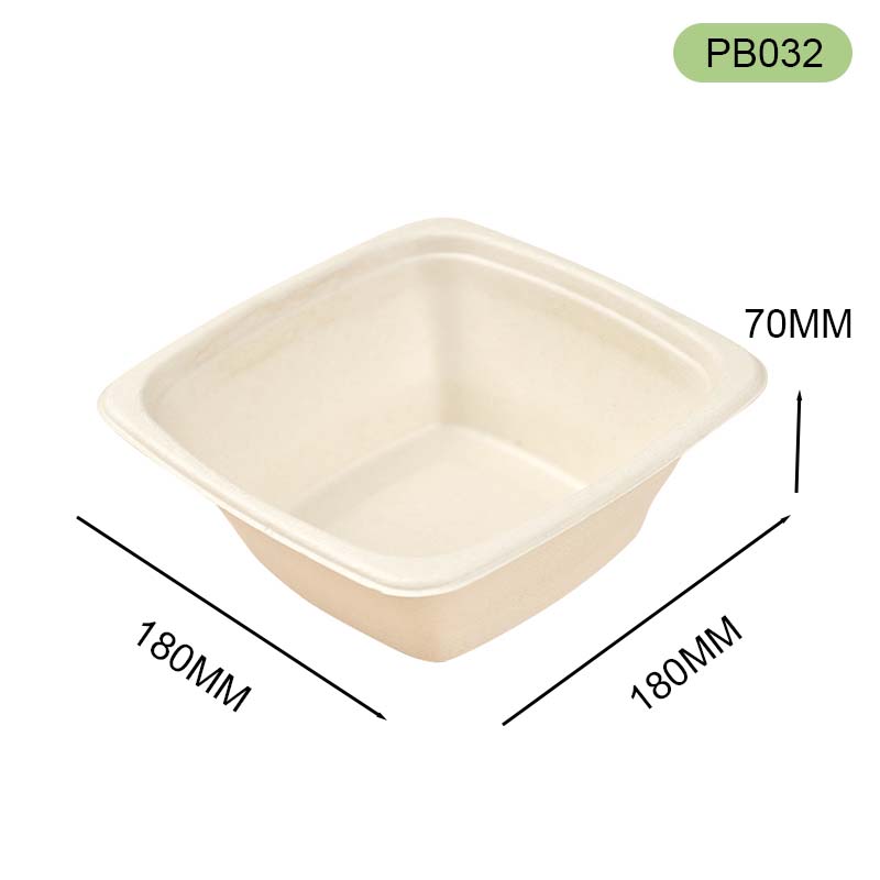 bagasse square bowl bagasse square bowl