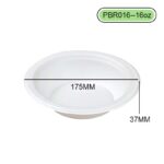 16 Inch Bagasse Bowl – Biodegradable Sugarcane Bowl for Hot & Cold Foods