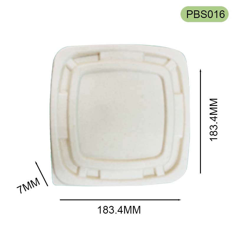 bagasse lid for square bowl bagasse lid for square bowl