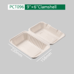 Sugarcane Bagasse Clamshell – Sustainable Food Packaging for Every Meal
