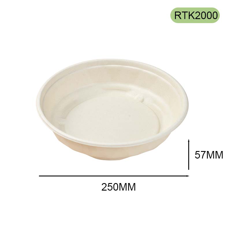 2000ml bagasse bowl