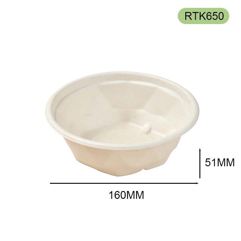 650ml bagasse bowl