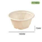 RTK850 Bagasse Bowl — 850ml Eco-Friendly Food Bowl