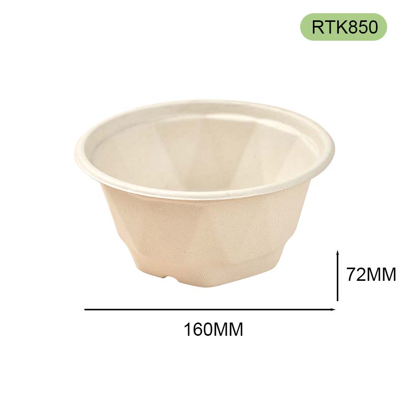850ml bagasse bowl