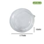 RTL01-PET  Lid for RTK series 500/600/650/750/850/1000ml Bagasse Bowls
