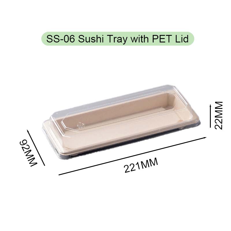 Bagasse Sushi Tray