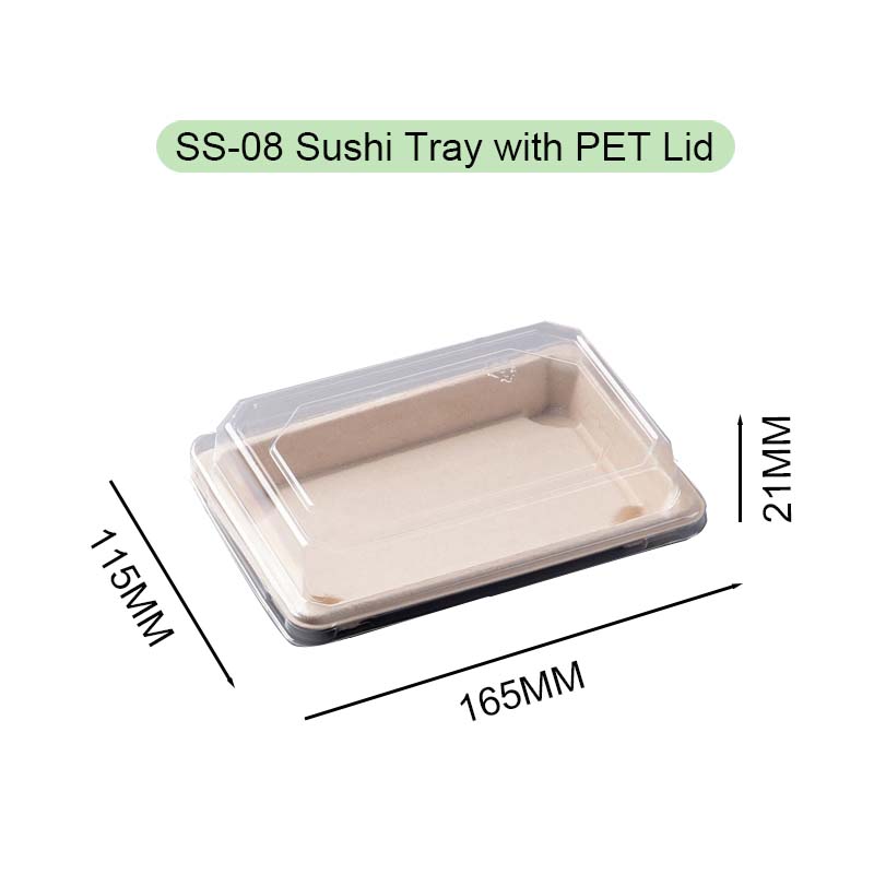 bagasse sushi tray
