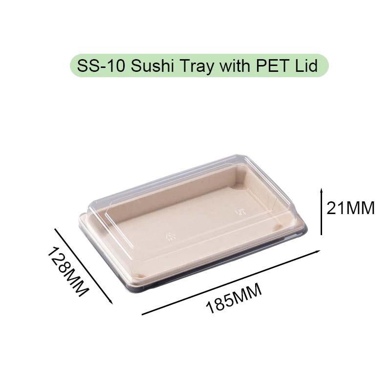 bagasse sushi tray