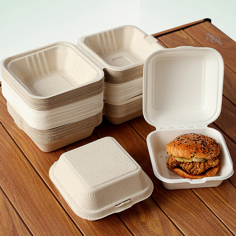 Sugarcane Bagasse Square Lock Box