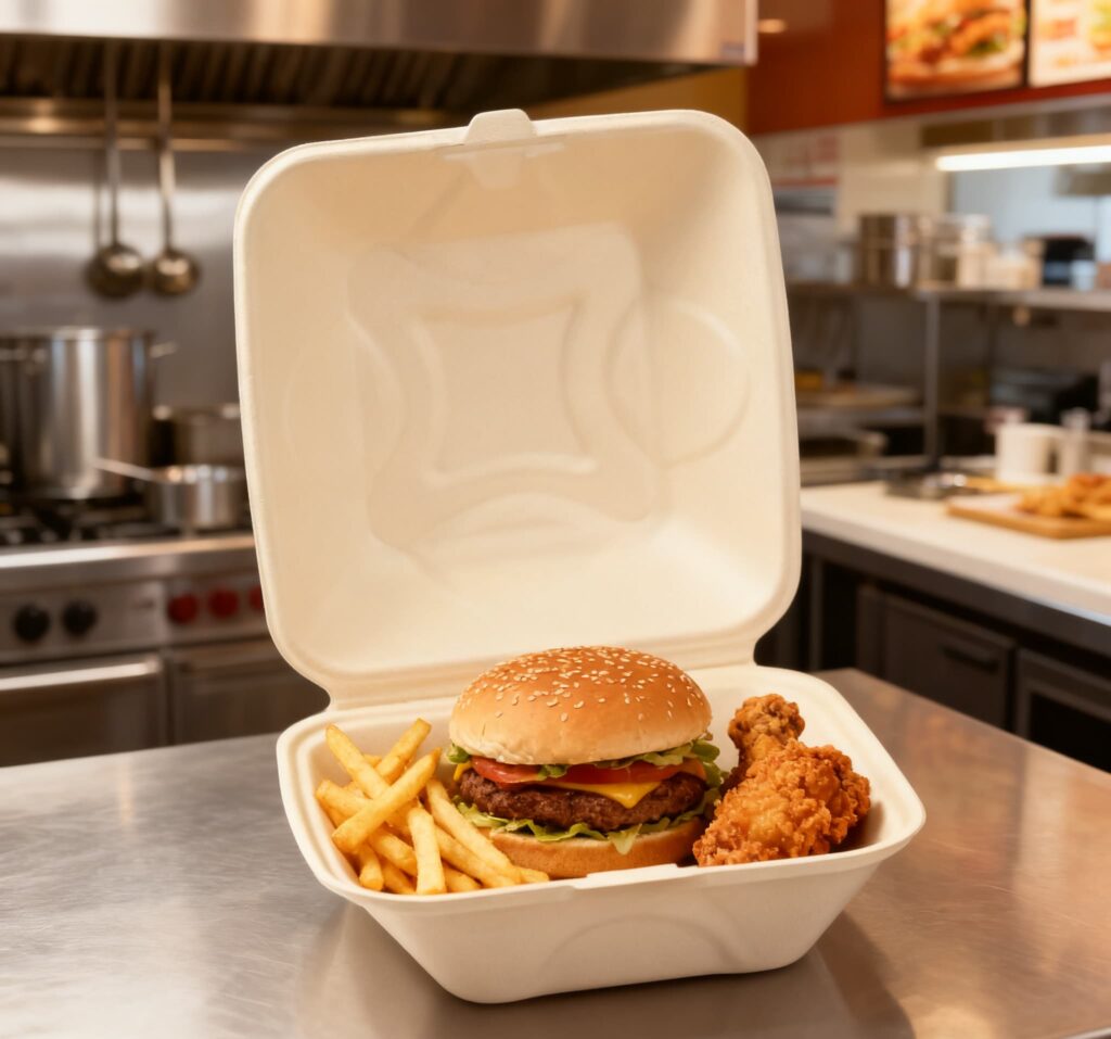 Sugarcane Fiber Food Box