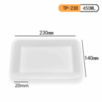 TP-230 Biodegradable Food Tray: Eco-Friendly, Durable, and Customizable Packaging Solution