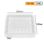TP-235 Plant-Based Food Tray: Eco-Friendly, Durable & Customizable