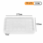 TP-275 Fresh Food Tray: Sustainable Retail Packaging Tray Made Easy