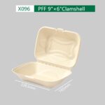 9inch by 6 inch Clamshell: Eco-Friendly and Convenient Food Packaging Solution