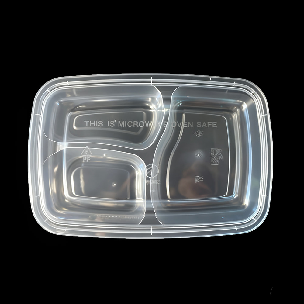 3-Compartment PP Food Container