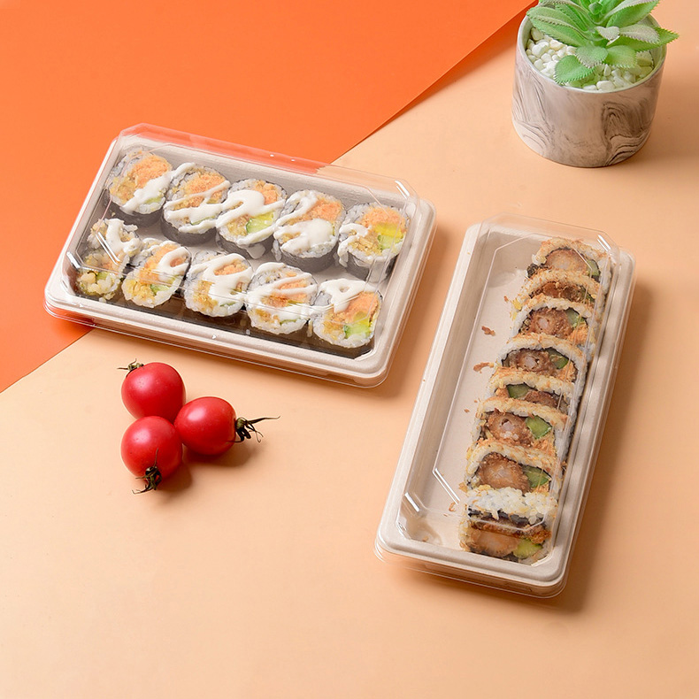 bagasse sushi tray