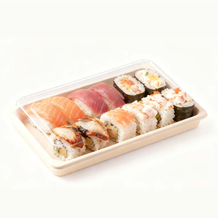 bagasse sushi tray