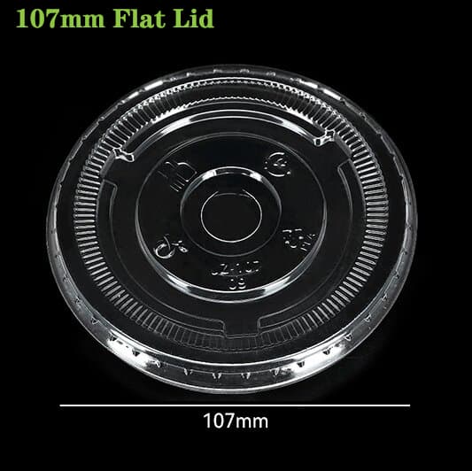 107mm PET Flat Lid