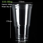 115-32oz PET/RPET Cup: Premium Packaging for Large Beverages