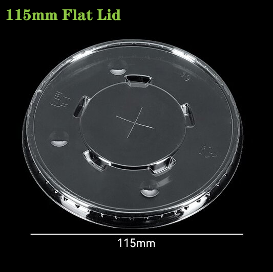 115mm PET Flat Lid
