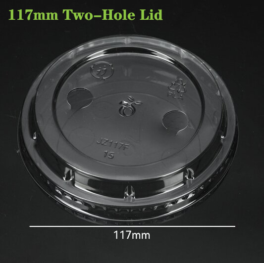 117mm PET Two-Hole Lid