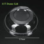 117mm PLA Dome Lid: Durable, Leak-Resistant & Customizable Eco-Friendly