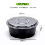 5500ml Jumbo Disposable Food Container for Bulk Catering & Meal Prep
