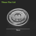 78mm PET/RPET Flat Lid: Premium, Recyclable Lid Solution for Cold Beverage Packaging