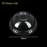 78 Dome Lid: Sustainable, Leak-Proof PLA Lid for 78 Series Cups