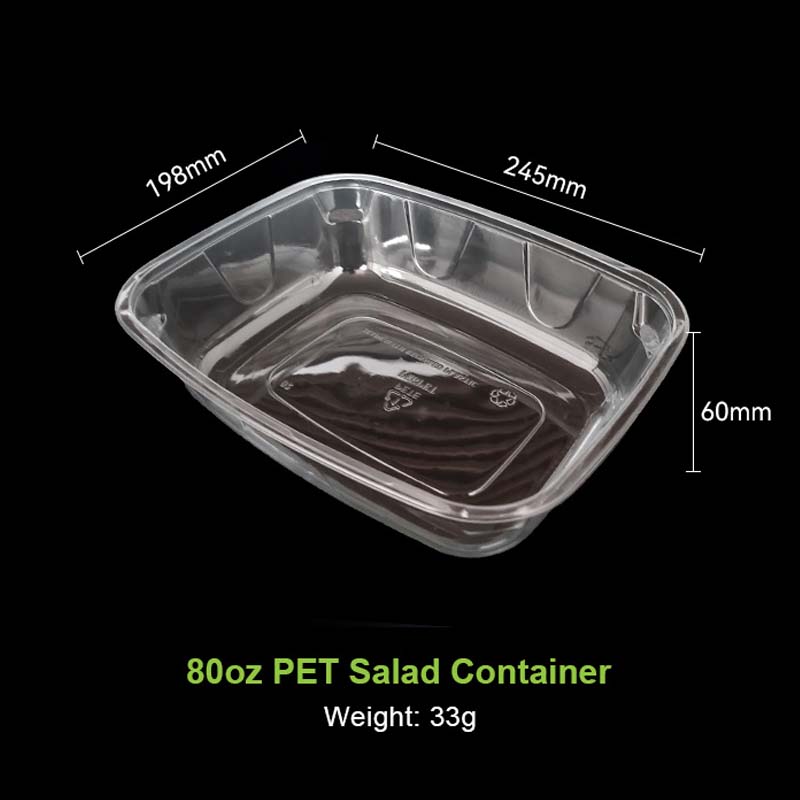 80oz PET container