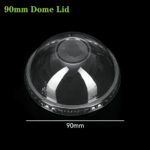90mm PET/RPET Dome Lid (90D): The Perfect Fit for Your Beverage Packaging Needs