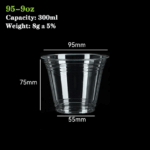 95-9oz PLA Cup: Sustainable & Stylish Beverage Packaging