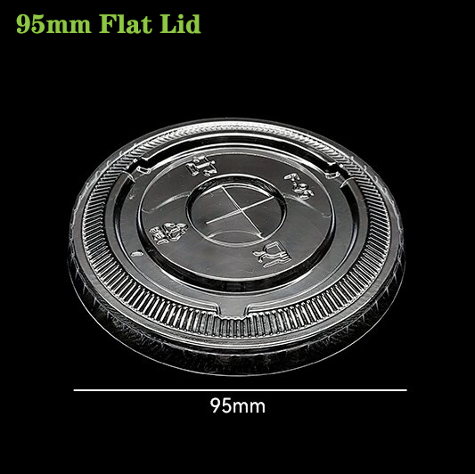 95mm PET Flat Lid