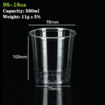 98-18oz PLA Cup: Eco-Friendly and Customizable Beverage Packaging Solution