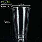 98-24oz PLA Cup: The Perfect Eco-Friendly Solution for Large Cold Beverages