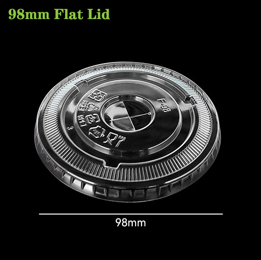 98mm PET Flat Lid
