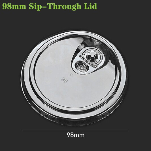 98mm PET Sip Through Lid