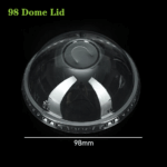 98mm PLA Dome Lid: Durable, Leak-Resistant