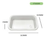 350ml CPET Airline Meal Tray with Matching Lid
