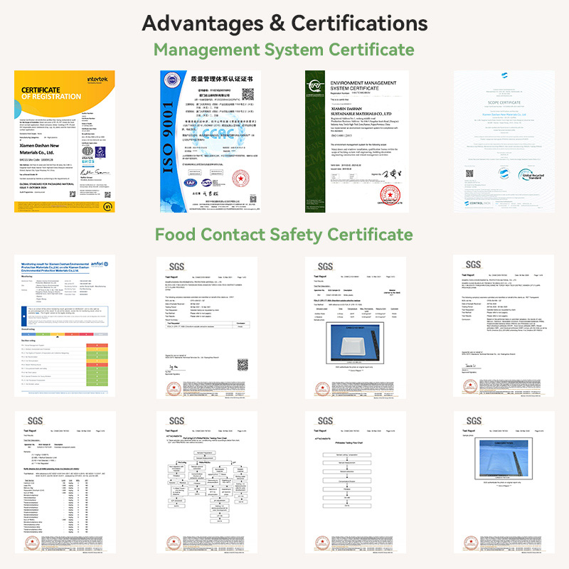 DASHAN Food contact safety certification