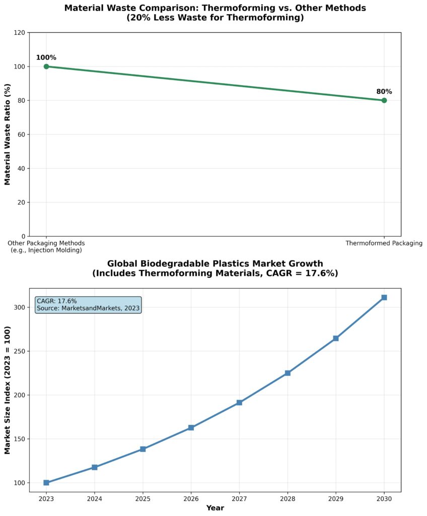 Material Waste Comparison Thermoforming vs Other Methods Material Waste Comparison Thermoforming vs Other Methods