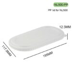 PP Lid NL500-PP for N-Series Bagasse Containers