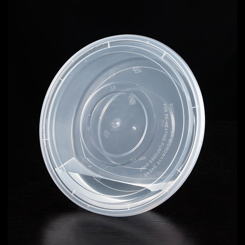 Plastic Round Container Leakproof Lid