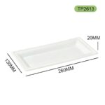 TP2613 Rectangular Bagasse Plate — Sustainable and Strong
