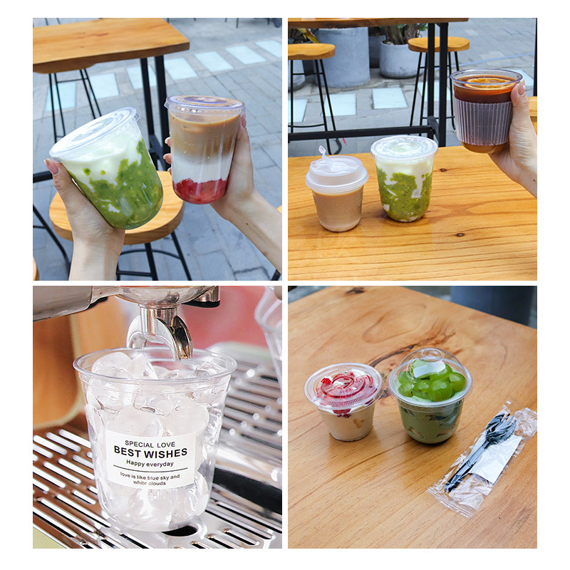 U-Shaped Eco-friendly PET Cups U-Shaped Eco-friendly PET Cups