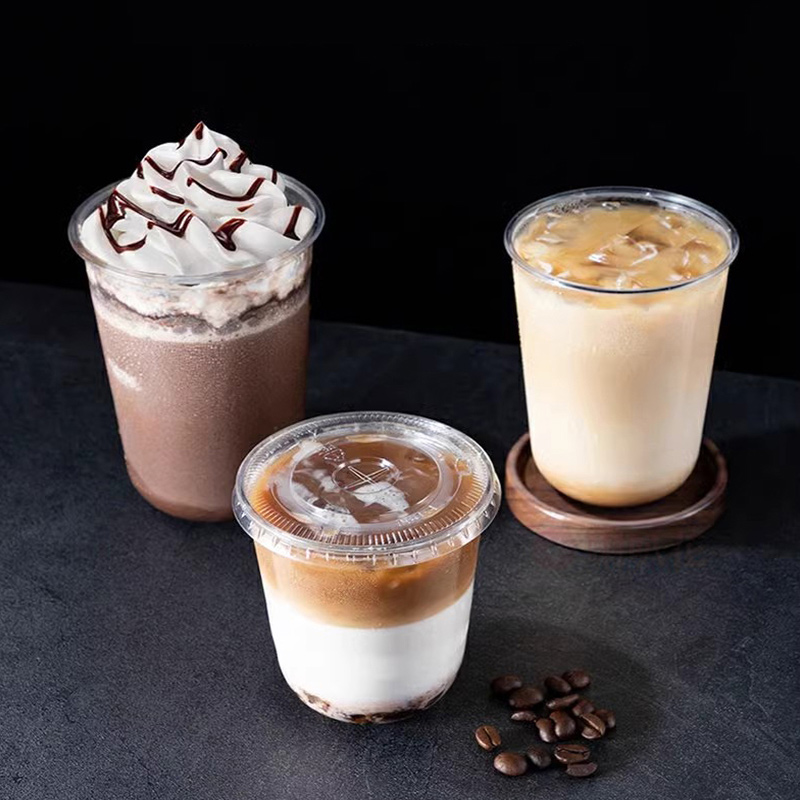 U-Shaped PET Cups for Ice Cream